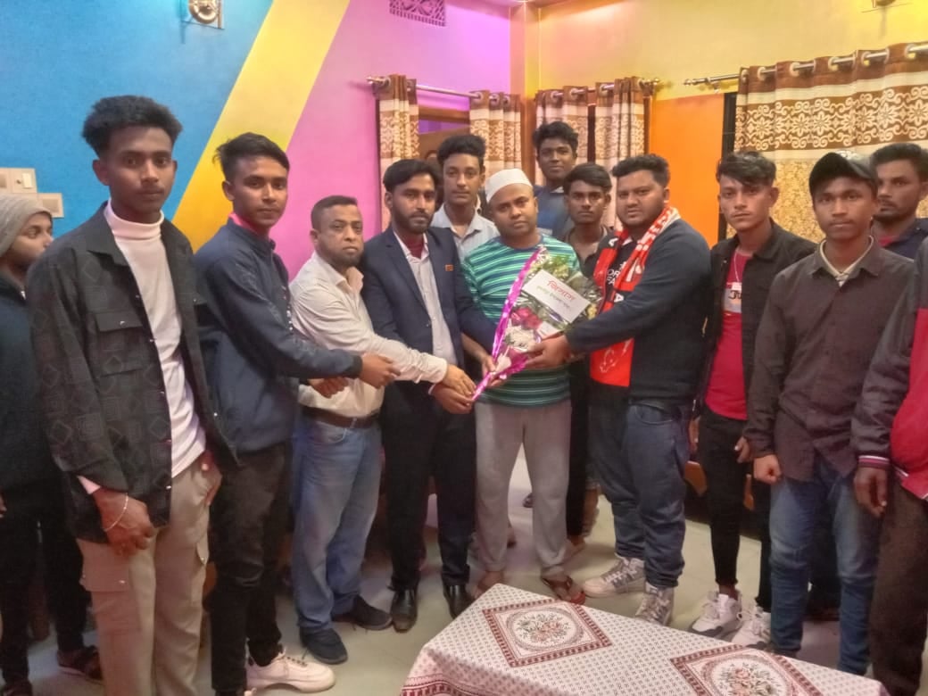 কেন্দ্রীয় জিসাস যুগ্ম সাধারণ সম্পাদক কায়সল আহমদকে কুলাউড়া জিসাসের সংবর্ধনা